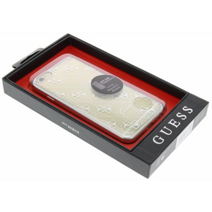 Guess Hoesje Apple iPhone 6/6S Transparant Zilver - Fooniq.nl