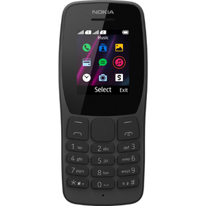 Nokia 110 Dual Sim 4MB - Zwart - Fooniq.nl