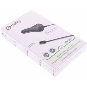 Celly Autolader Apple 1A Zwart - Fooniq.nl