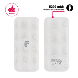 BeHello Power Bank 5200 mAh Wit - Fooniq.nl