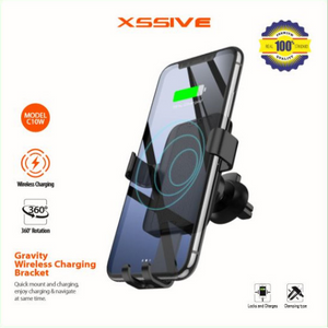 XSSIVE C10W Telefoonhouder Auto Draadloze Oplader - Fooniq.nl