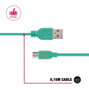 BeHello Kabel Micro-USB 2.1A Groen - Fooniq.nl