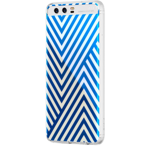 Huawei P10 Hoesje Blauw-Wit - Fooniq.nl