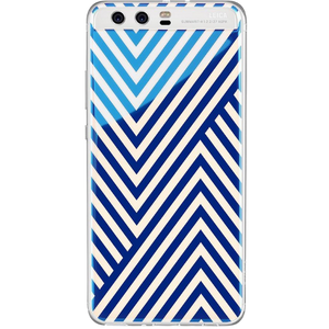 Huawei P10 Hoesje Blauw-Wit - Fooniq.nl