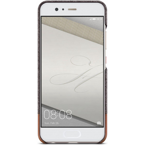 Huawei P10 Hoesje Grijs - Bruin - Fooniq.nl