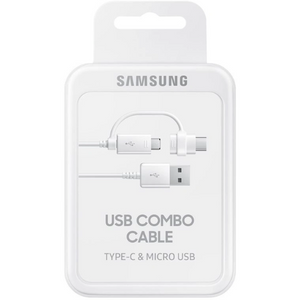 Samsung Combo Kabel Type-C & Micro-USB 1.5M - Fooniq.nl