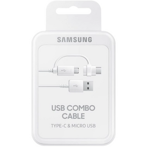 Samsung Combo Kabel Micro-USB & Type-C 1.5M - Fooniq.nl