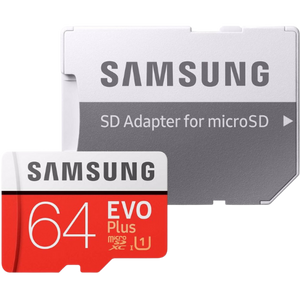 Samsung Evo Plus MicroSDXC 64 GB - met adapter - Fooniq.nl