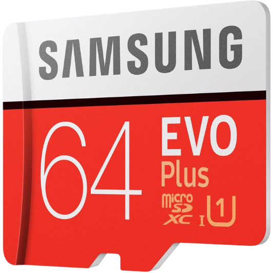 Samsung Evo Plus MicroSDXC 64 GB - met adapter - Fooniq.nl