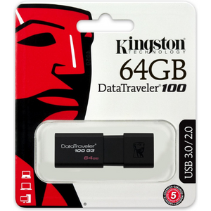 Kingston DataTraveler 100 G3 - USB-stick - 64 GB - Fooniq.nl