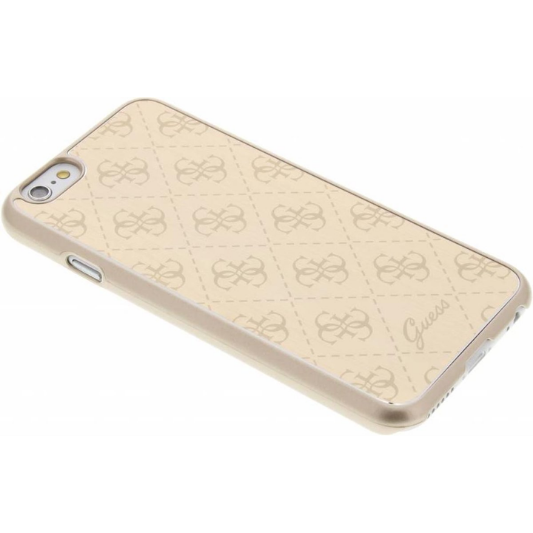 Guess Hard Hoesje Apple iPhone 6/6S Aluminium Gold - Fooniq.nl