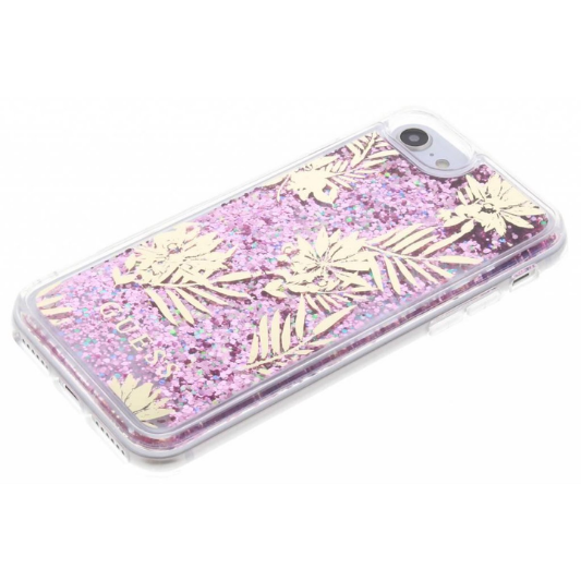 Guess Hoesje Apple iPhone 6/6S/7/8/SE(2020/2022) Glitter Roze - Fooniq.nl