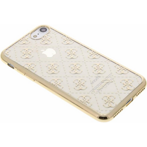 Guess Hoesje Apple iPhone 7/8/(2020/2022) Transparant Goud - Fooniq.nl