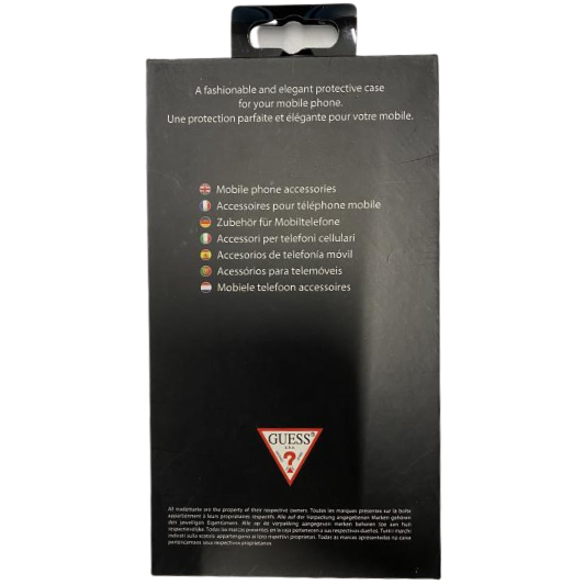 Guess Hoesje Apple iPhone 5/5C/5S/SE 2016 Transparant Zilver - Fooniq.nl