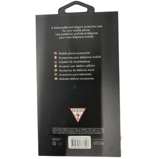 Guess Hoesje Apple iPhone 5/5C/5S/SE 2016 Transparant Goud - Fooniq.nl