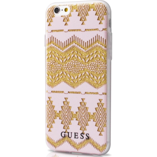 Guess Hoesje Apple iPhone 6/6S Tribal Beige - Fooniq.nl