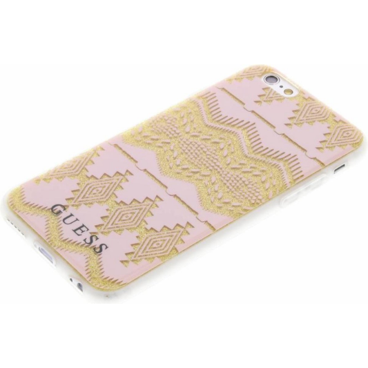 Guess Hoesje Apple iPhone 6/6S Tribal Beige - Fooniq.nl