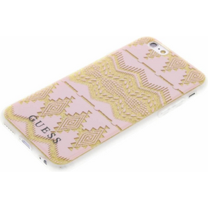 Guess Hoesje Apple iPhone 6/6S Tribal Beige - Fooniq.nl