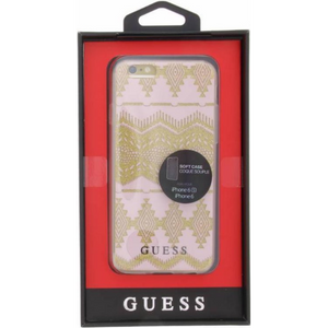 Guess Hoesje Apple iPhone 6/6S Tribal Beige - Fooniq.nl