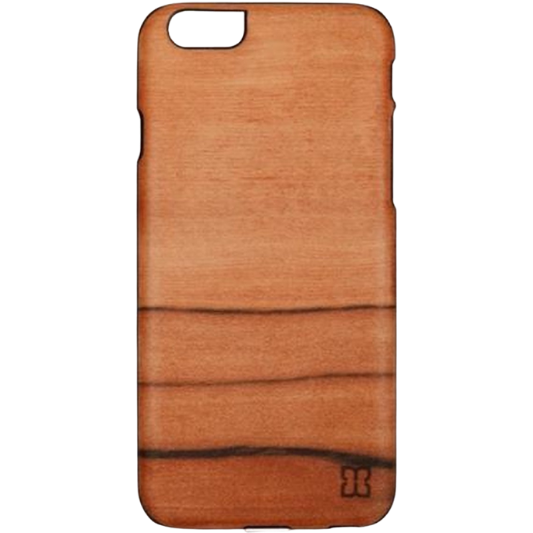 MAN&amp;WOOD Hoesje Apple iPhone 6/6S Hout Bruin - Fooniq.nl