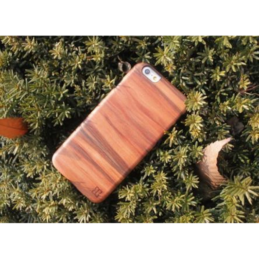 MAN&amp;WOOD Hoesje Apple iPhone 6/6S Hout Bruin - Fooniq.nl