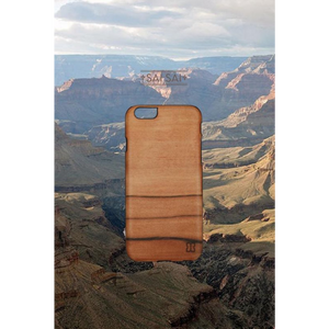 MAN&WOOD Hoesje Apple iPhone 6/6S Hout Bruin - Fooniq.nl