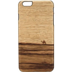 MAN&WOOD Hoesje Apple iPhone 6 Plus/6S Plus Hout Bruin Terra - Fooniq.nl