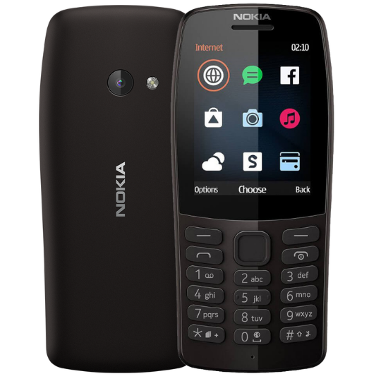 Nokia 210 Dual Sim - Zwart - Fooniq.nl