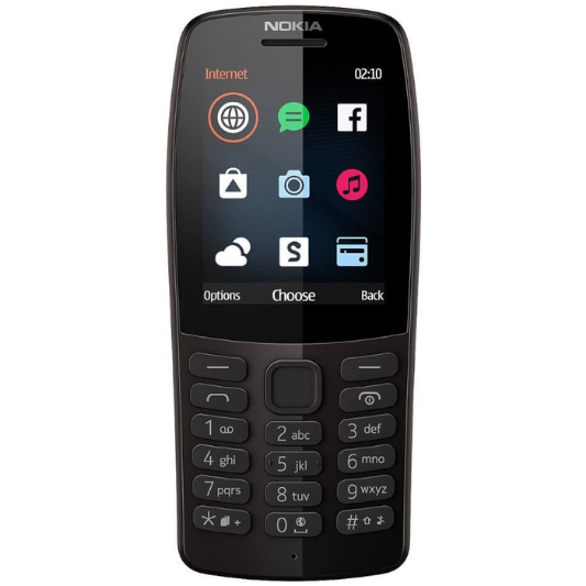 Nokia 210 Dual Sim - Zwart - Fooniq.nl