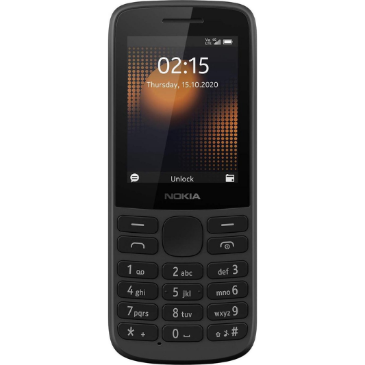 Nokia 215 Dual Sim 4G - Zwart - Fooniq.nl