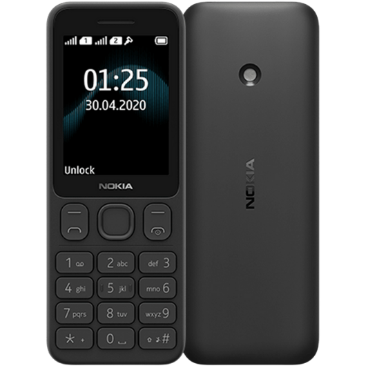 Nokia 125 Dual Sim 2G - Zwart - Fooniq.nl