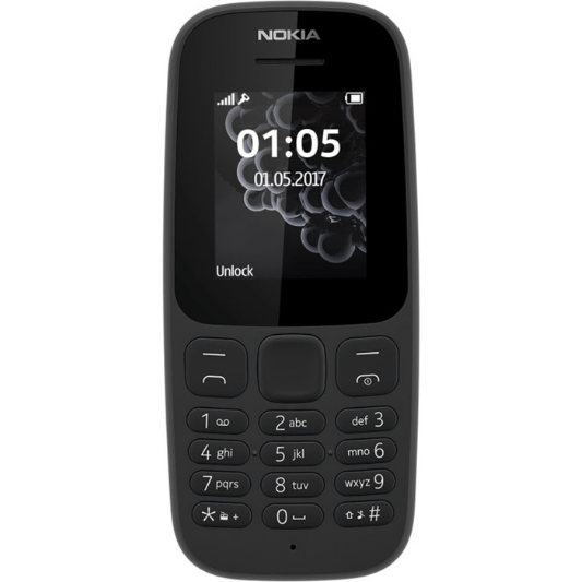 Nokia 105 2017 - Zwart - Fooniq.nl