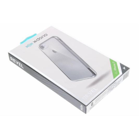 X-Doria Hoesje Apple iPhone 7/8/SE(2020/2022) Transparant Zilver - Fooniq.nl