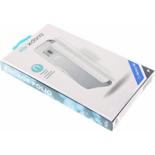 X-Doria Boek Hoesje Samsung Galaxy S8 Wit - Fooniq.nl