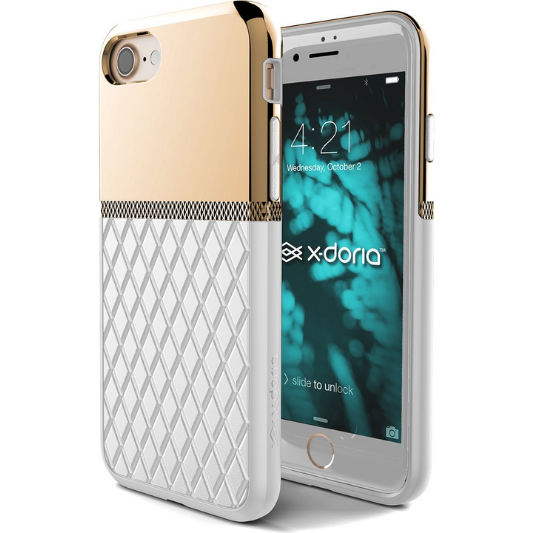 X-Doria Stevig Hoesje Apple iPhone 7/8/SE(2020/2022) Goud - Fooniq.nl