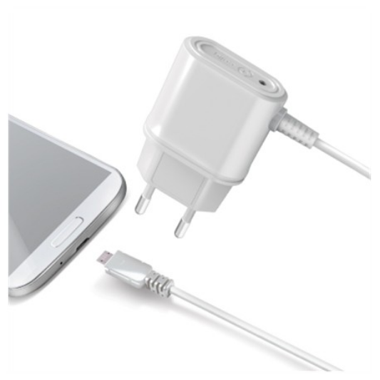 Celly Oplader Micro-USB 1A Wit - Fooniq.nl