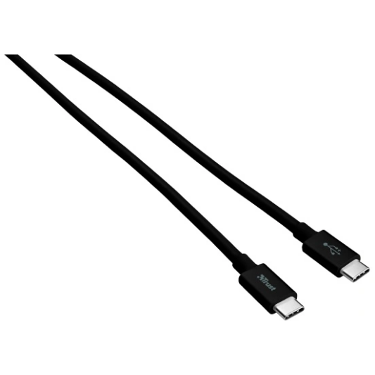 Trust Kabel USB 2.0 Type C naar C Zwart - Fooniq.nl