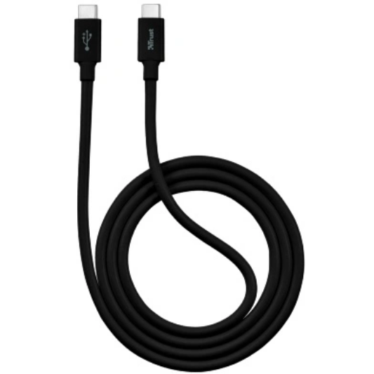Trust Kabel USB 2.0 Type C naar C Zwart - Fooniq.nl