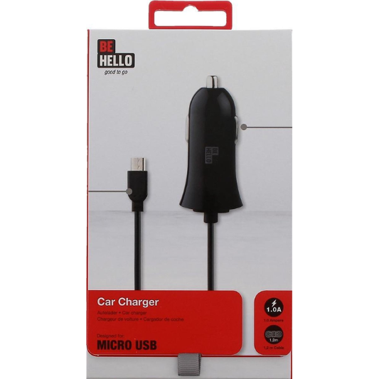 BeHello Autolader Micro-USB 1A - Fooniq.nl