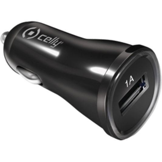 Celly Autolader USB 1A Zwart - Fooniq.nl
