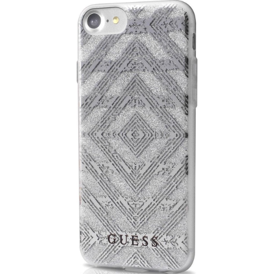 Guess Hoesje Apple iPhone 7/8/SE(2020/2022) Zilver - Fooniq.nl
