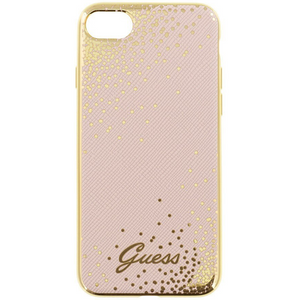 Guess Hoesje Apple iPhone 7/8/SE(2020/2022) Goud Roze - Fooniq.nl
