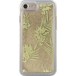 Guess Hoesje Apple iPhone 6/6S/7/8/SE(2020/2022) Glitter Goud - Fooniq.nl