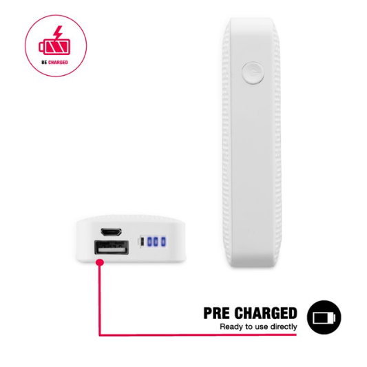 BeHello Power Bank 5200 mAh Wit - Fooniq.nl