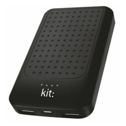 Kit Power Bank 6000 mAh Zwart - Fooniq.nl