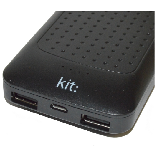Kit Power Bank 6000 mAh Zwart - Fooniq.nl