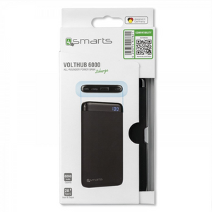 4smarts Power Bank 6000 mAh Zwart - Fooniq.nl