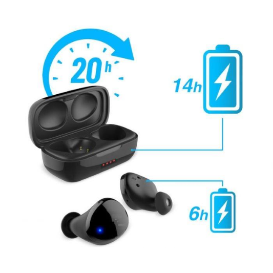 XSSIVE Oordopjes Bluetooth Zwart - Fooniq.nl