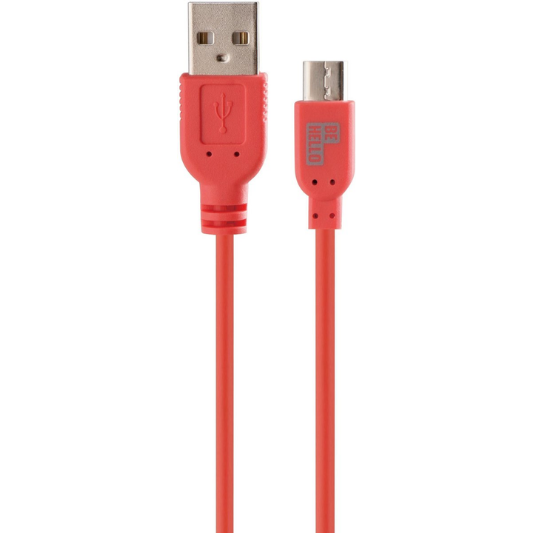 BeHello Kabel Micro-USB 2.1A Rood - Fooniq.nl