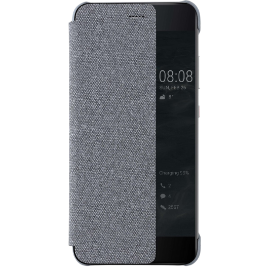 Huawei P10 Boekhoesje Grijs - Fooniq.nl